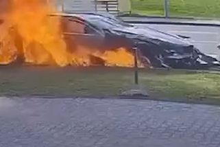 Kamera zachytila nehodu policejního BMW. Osádka unikla smrti jen o vlásek - Novinky